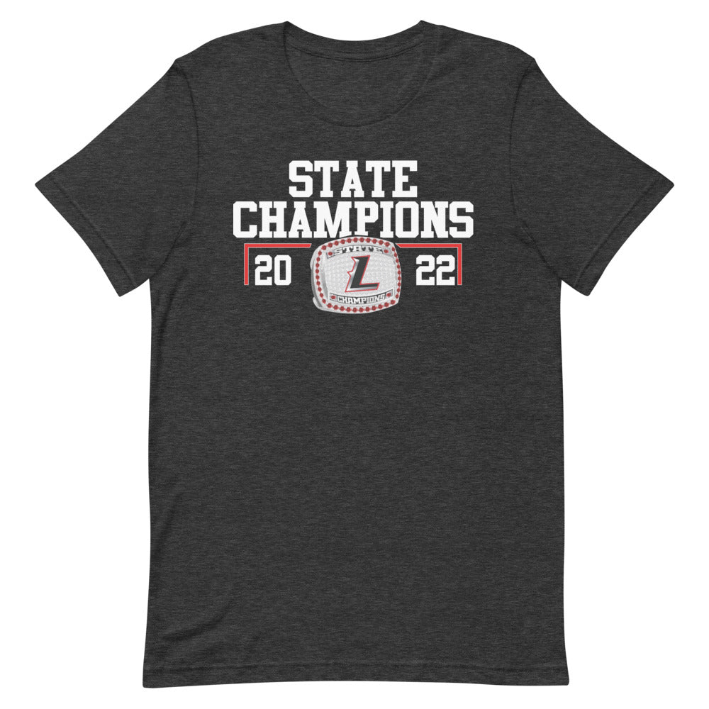 Liberty High School State Champion Short-sleeve unisex t-shirt