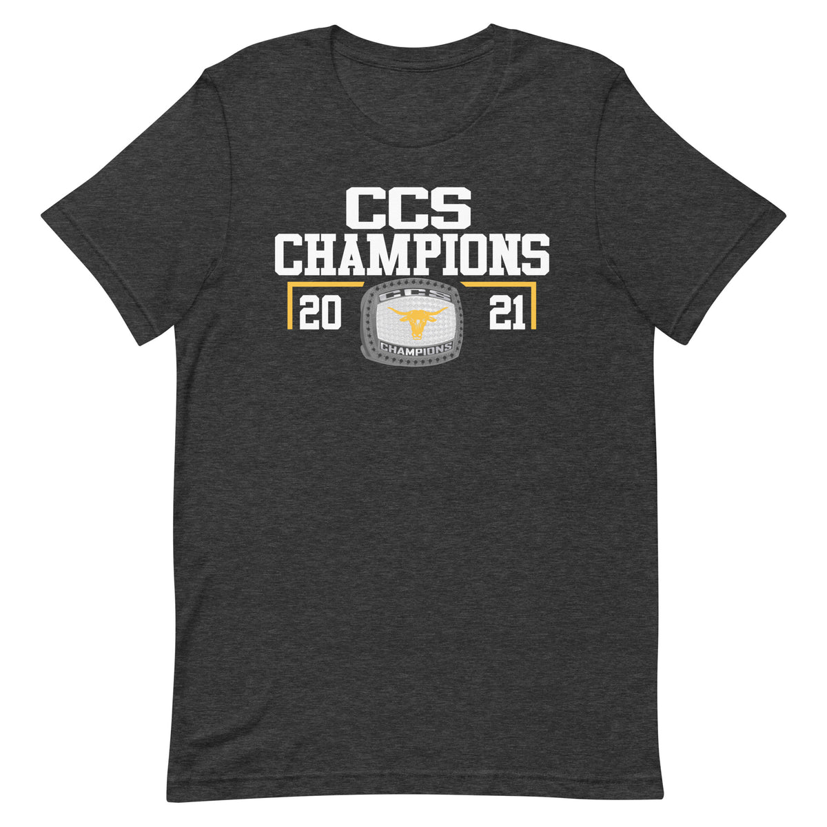 Leigh High School 2021 Soccer CCS Championship Ring Unisex t-shirt