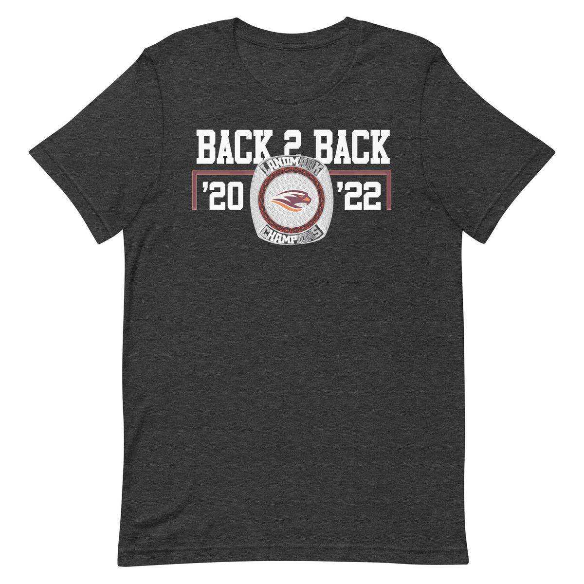 Susquehanna University ’20 &amp; ’22 Back 2 Back Championship Ring Unisex t-shirt