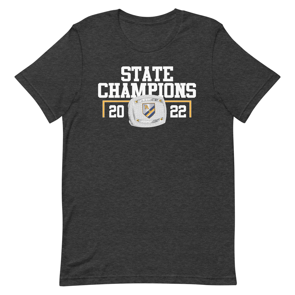 Tuscaloosa Academy Men’s Soccer 2022 State Championship Ring Unisex t-shirt