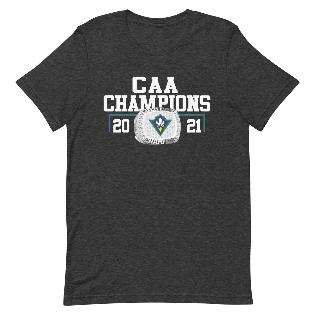 UNCW 2021 CAA Championship Ring  Unisex t-shirt