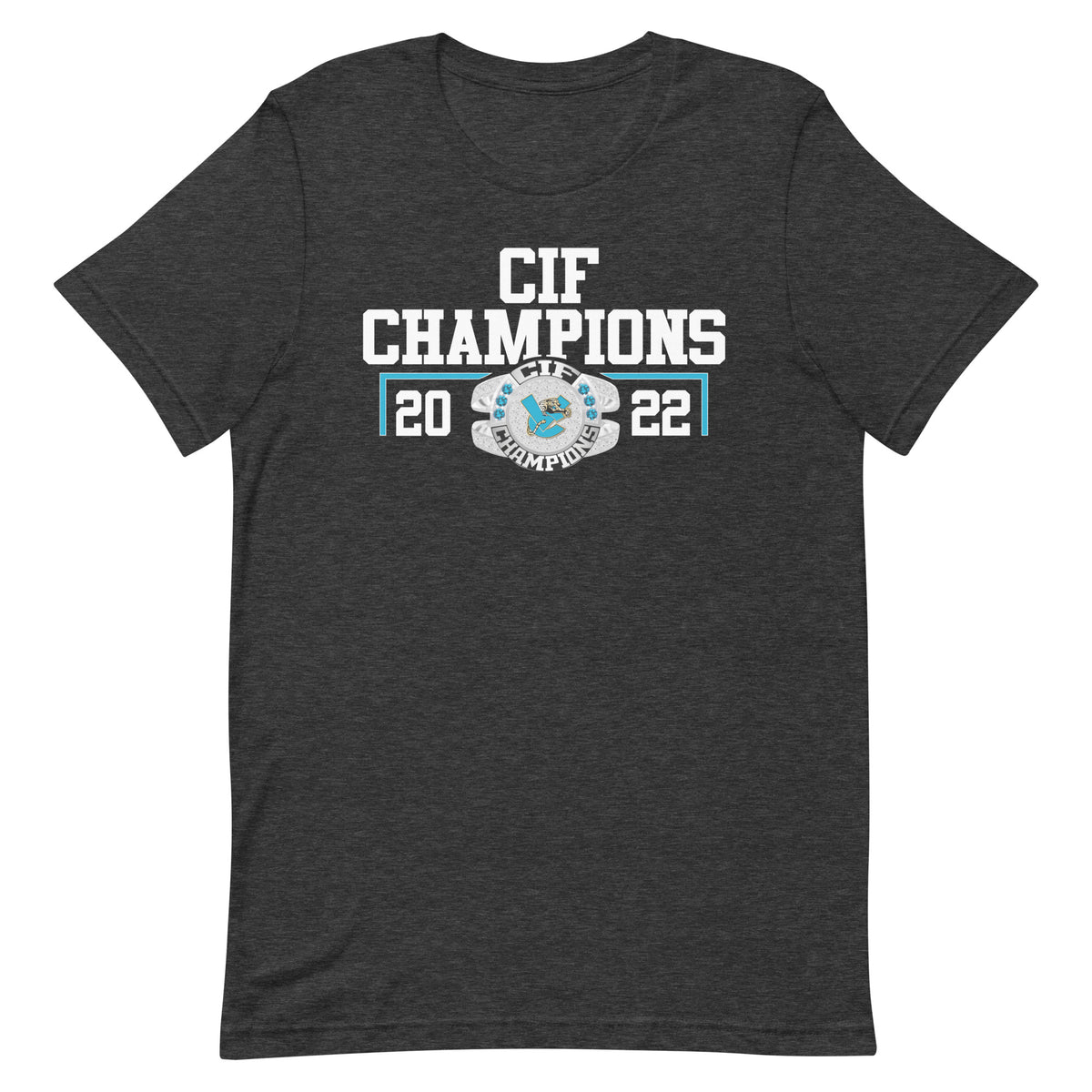 Valley Center High School Track &amp; Field Silver Lasium 2022 CIF Championship Ring Unisex t-shirt