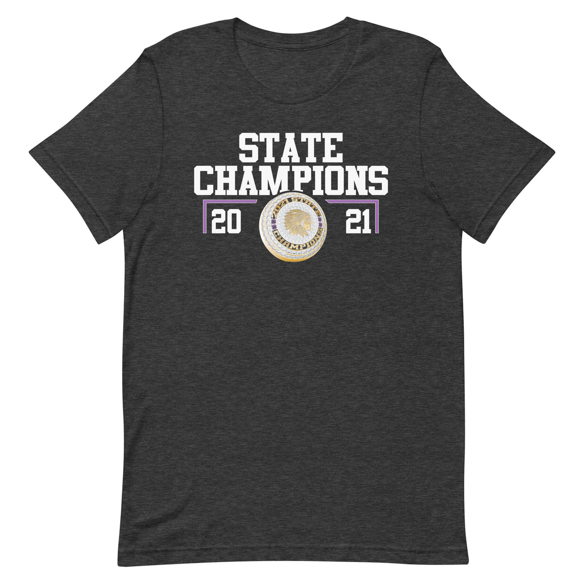 Amite High School Football 2021 State  Championship Style Ring Unisex t-shirt