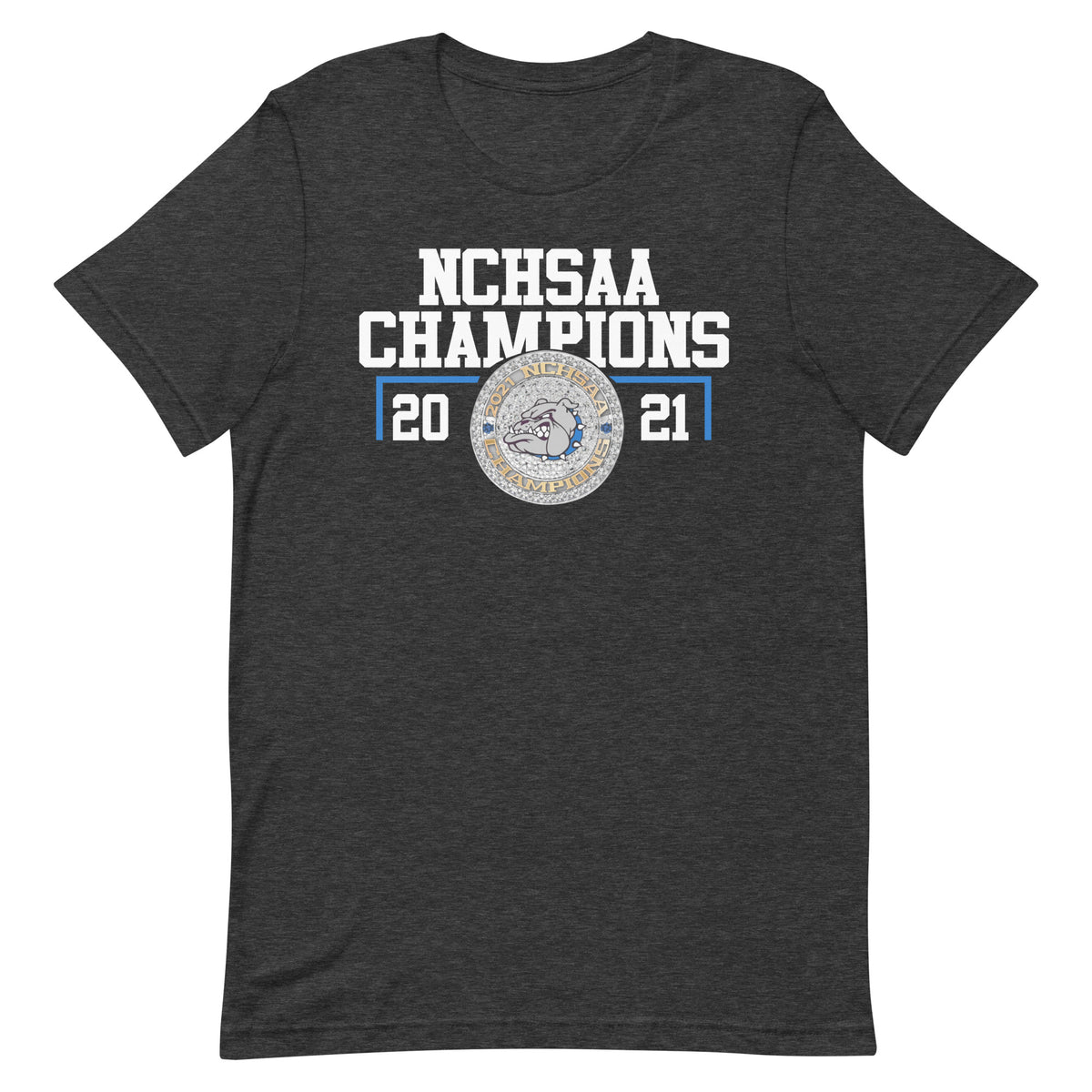 Princeton Middle School Cheer 2021 NCHSAA Championship Ring Unisex t-shirt