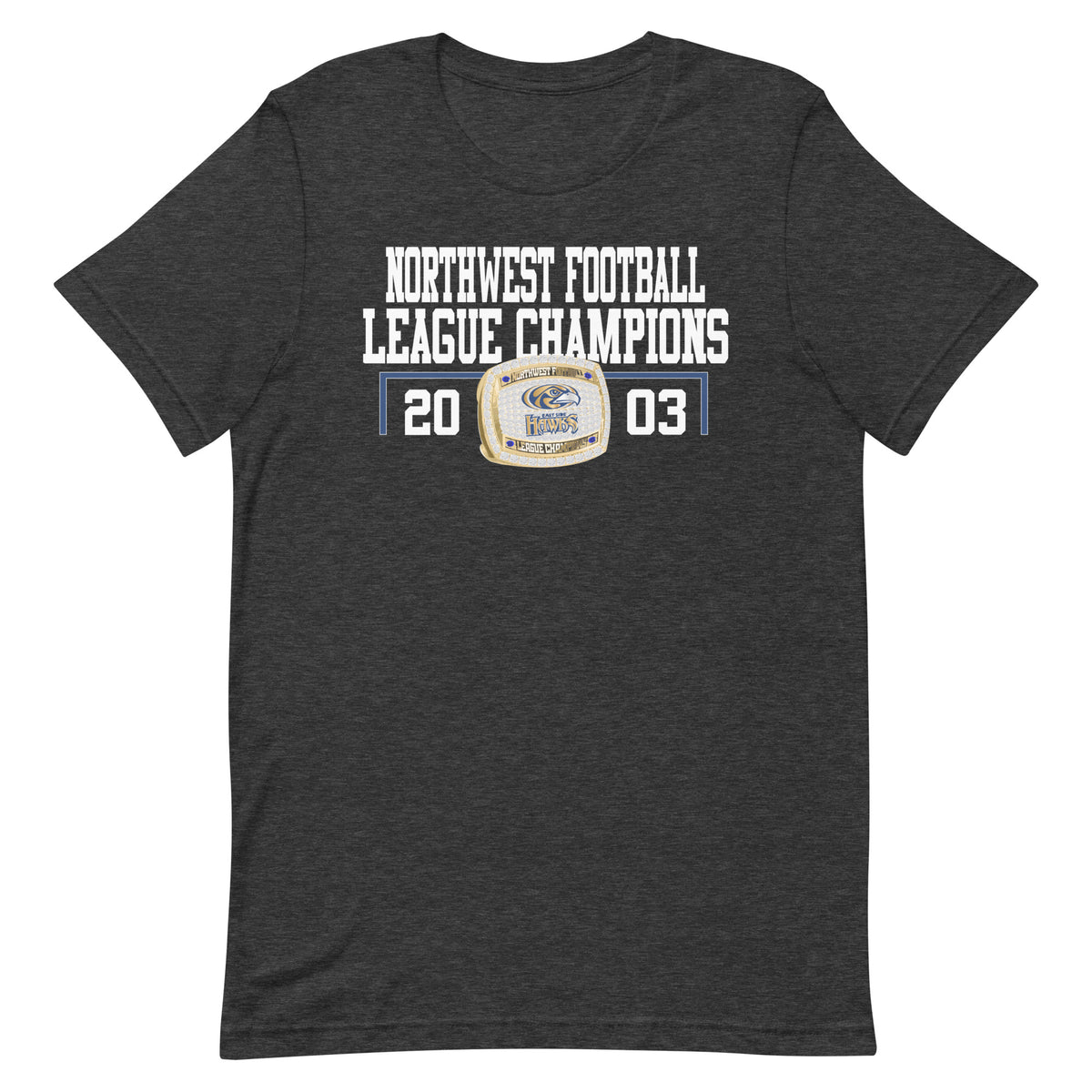 Northwest Football League 2003 Championship Ring Unisex t-shirt
