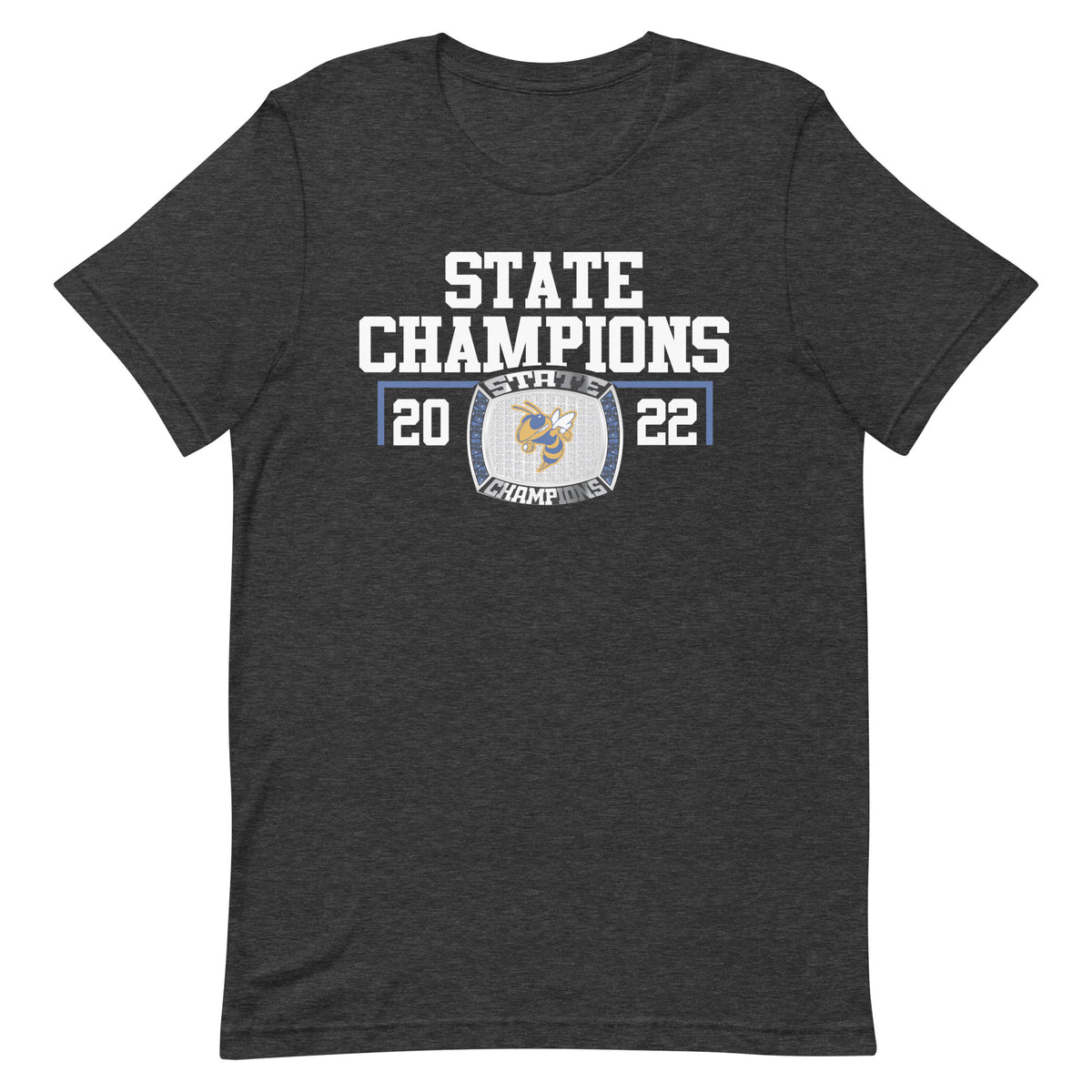 Milton High School Men’s Hockey 2022 State Championship Ring Unisex t-shirt
