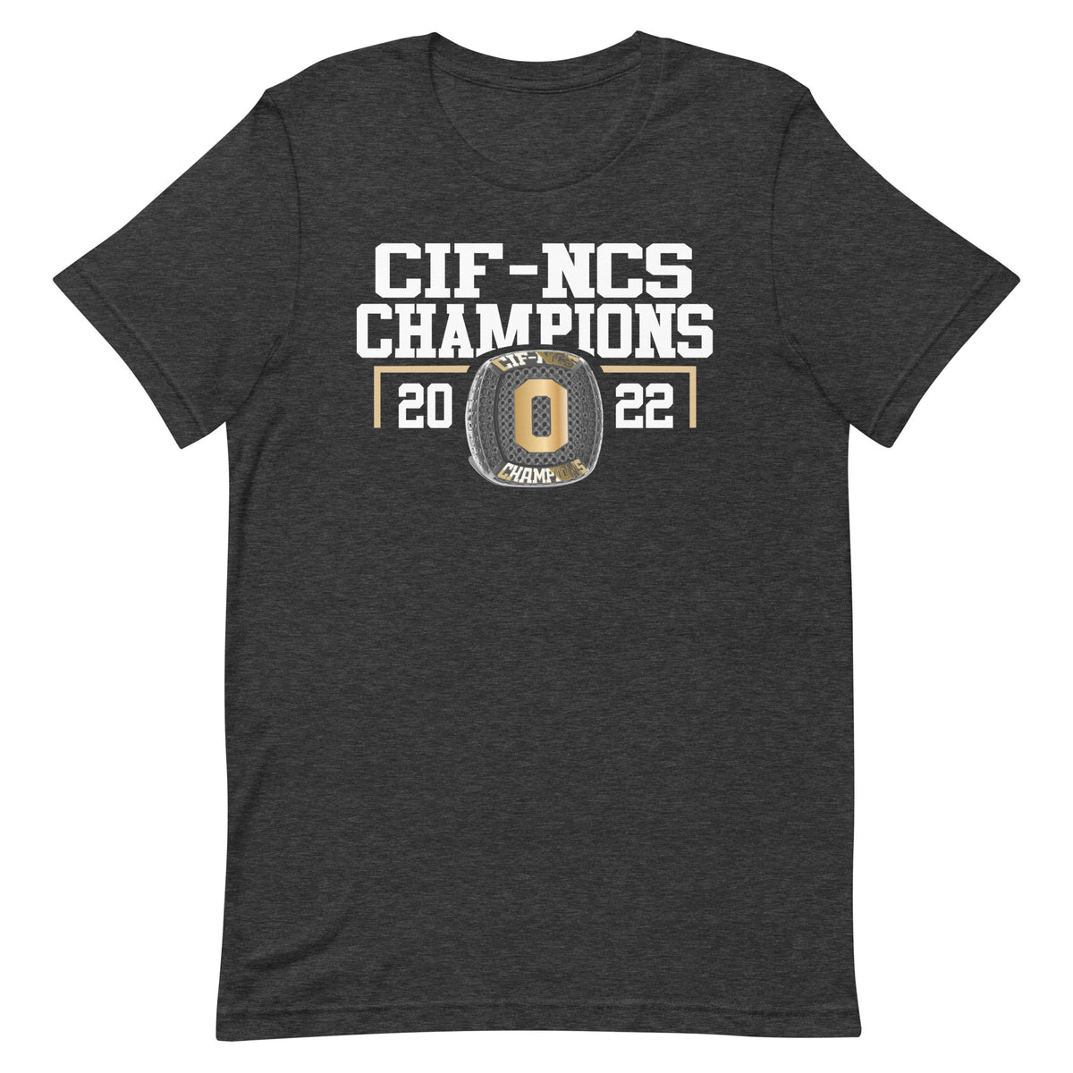 Bishop O'Dowd Men’s Volleyball 2022 CIF-NCS Championship Ring Unisex t-shirt