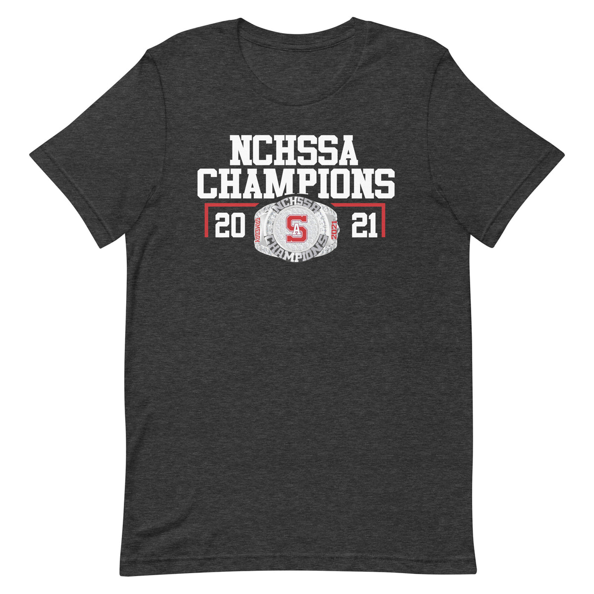 Southern Alamance Cheer 2021 NCHSSA Championship Ring Unisex t-shirt