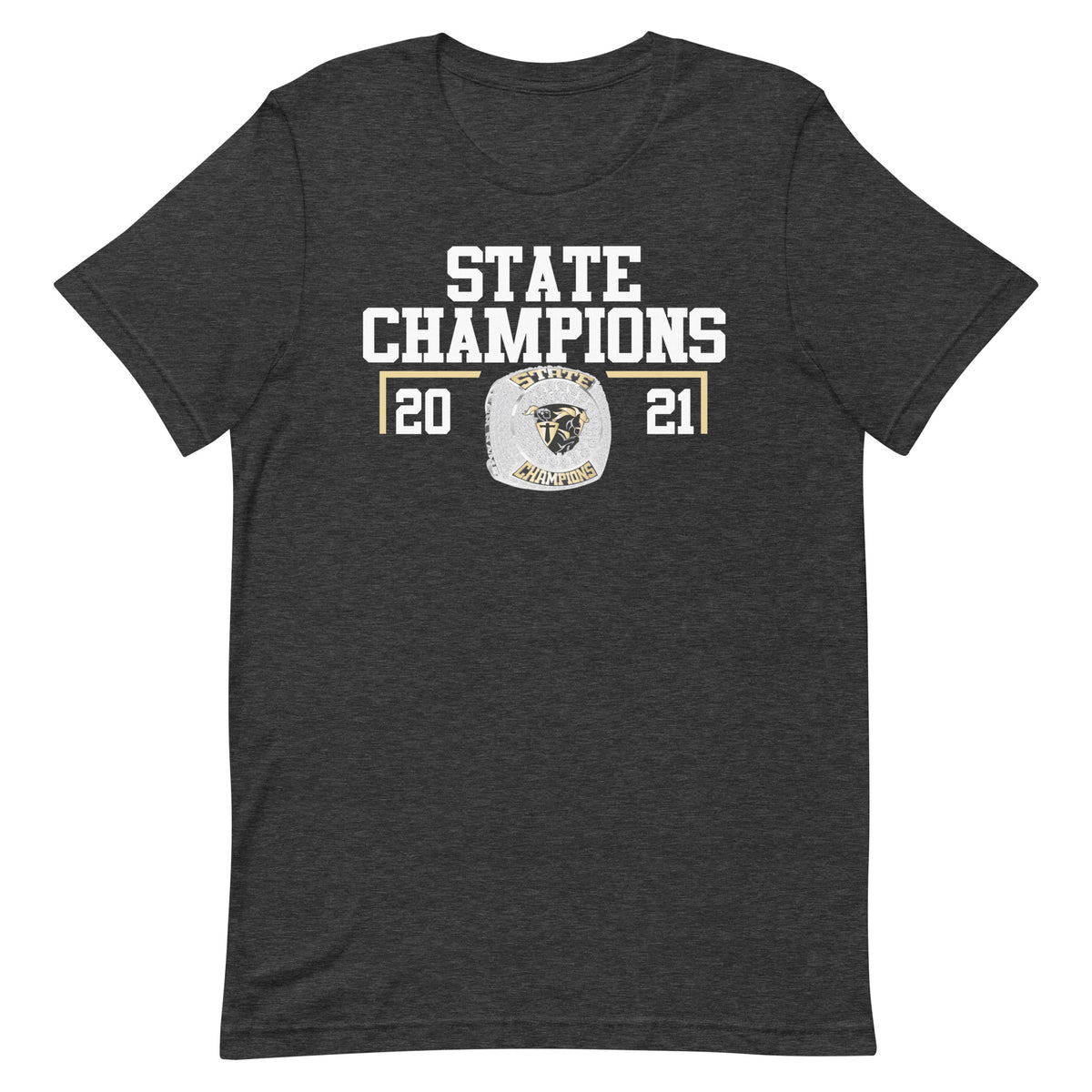 Martin Luther King Jr. Senior High 2021 Football State Championship Ring Unisex t-shirt