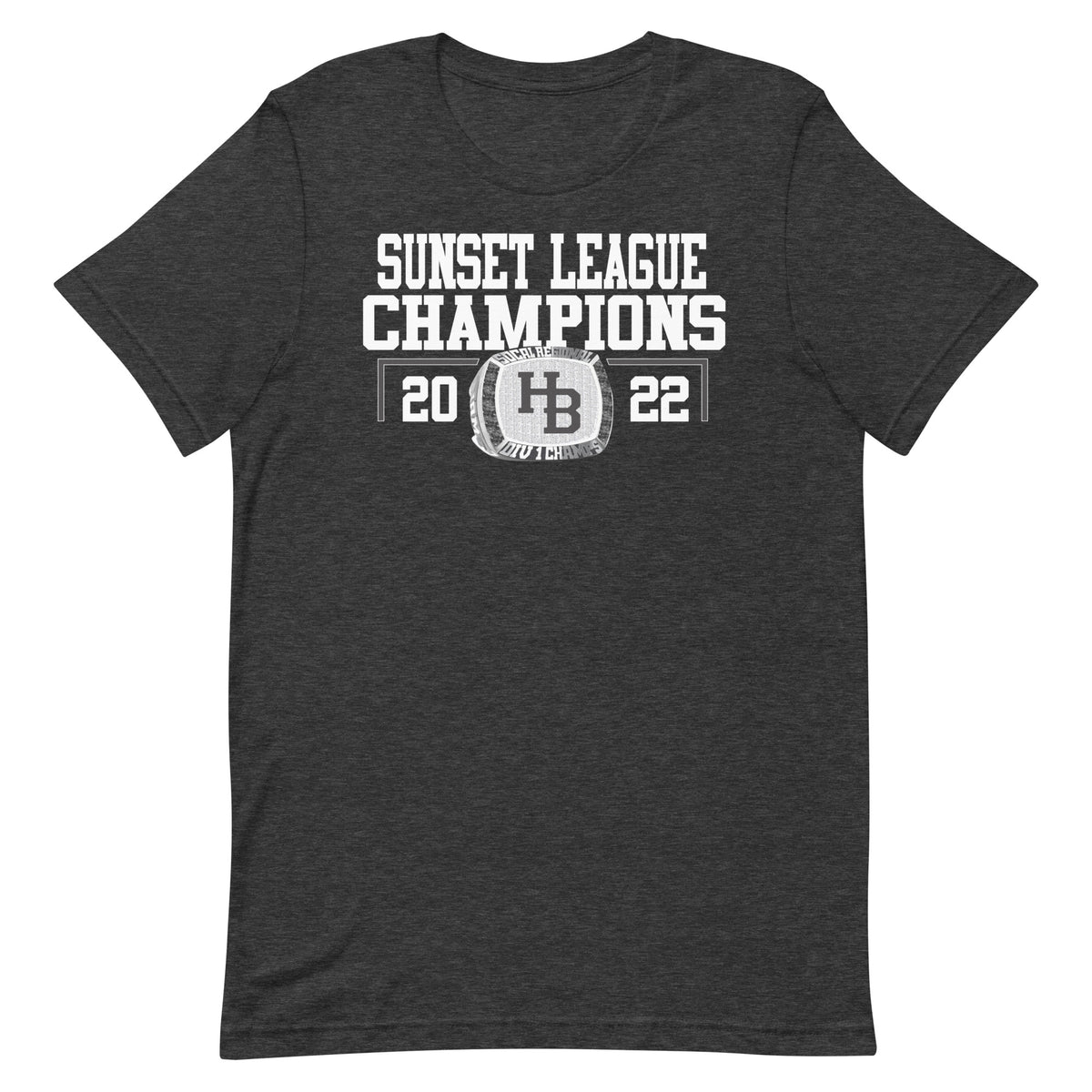Huntington Beach High School Sunset League Champions Unisex t-shirt