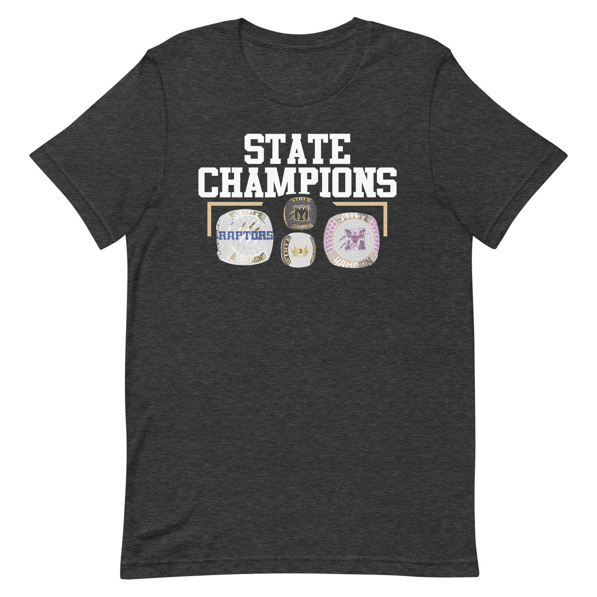 Mountain Island Charter High School 2022 Championship Rings  Unisex t-shirt