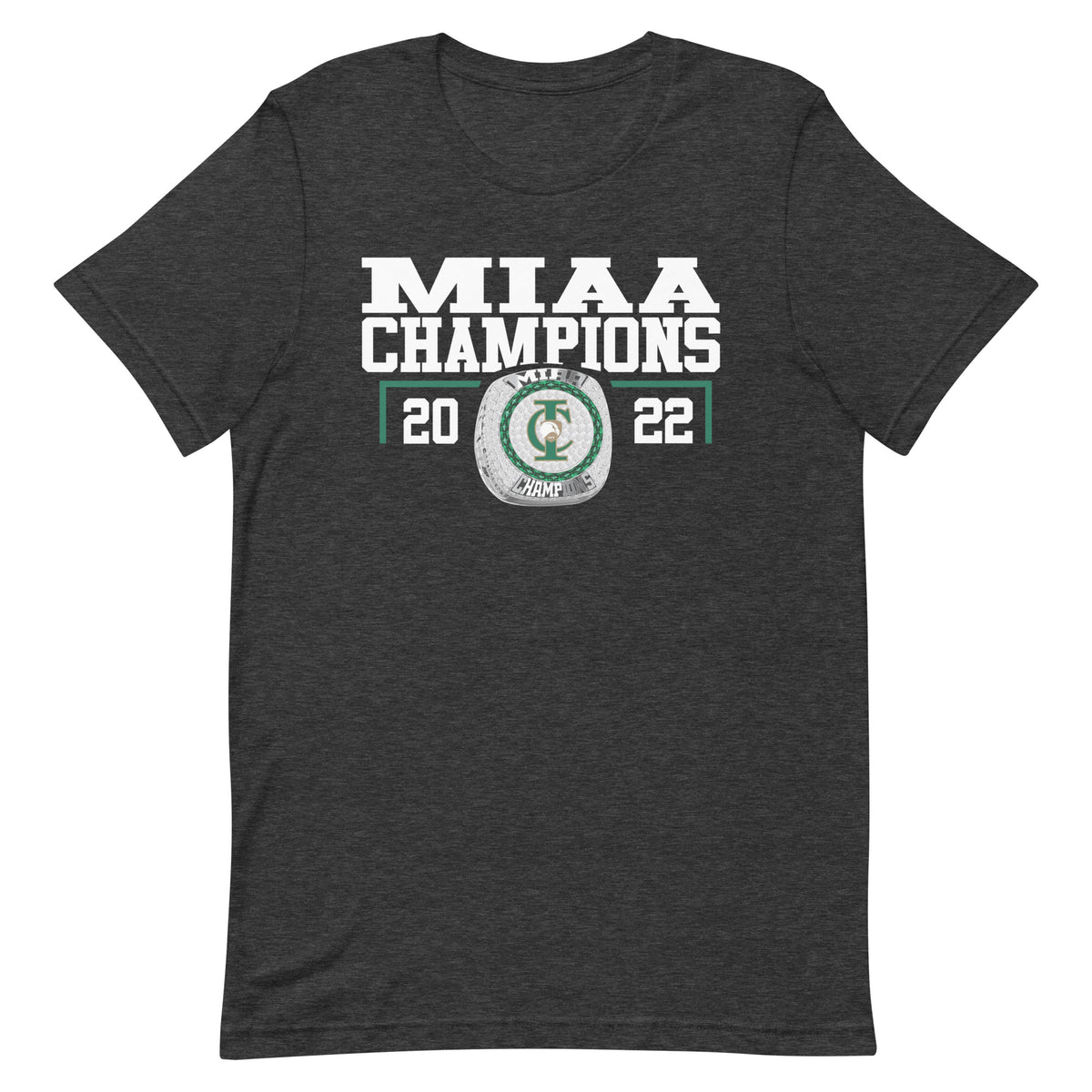 Indian Creek 2022 MIAA Championship Ring Unisex t-shirt