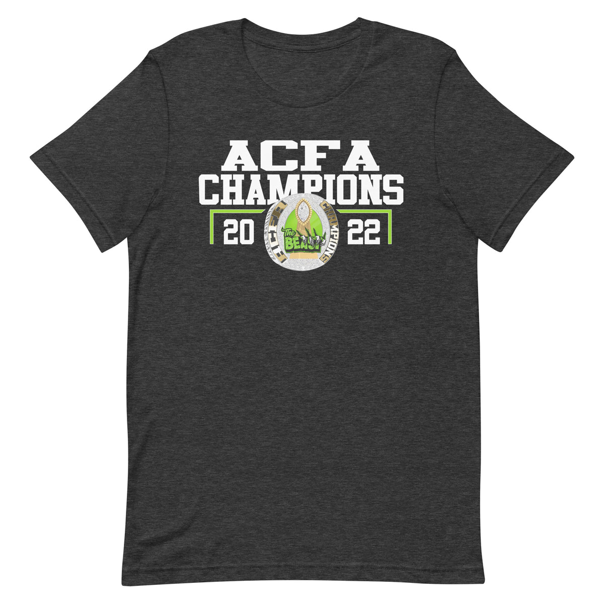 Virginia Beast 2022 ACFA Championship Ring Unisex t-shirt