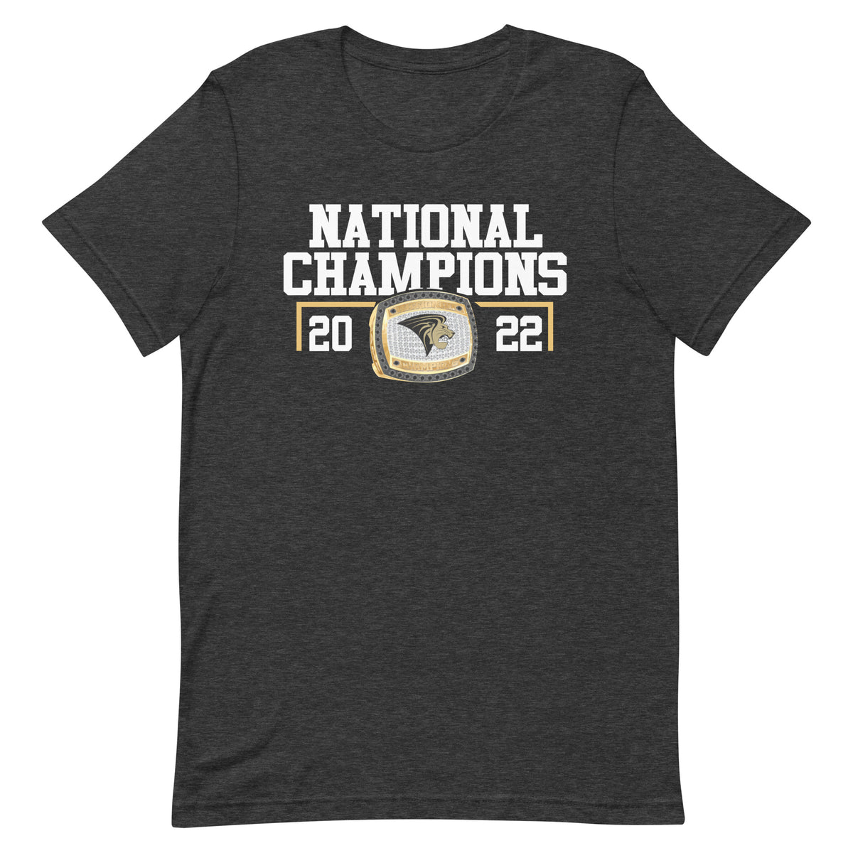 Lindenwood University Cheer 2022 National Championship Ring Unisex t-shirt
