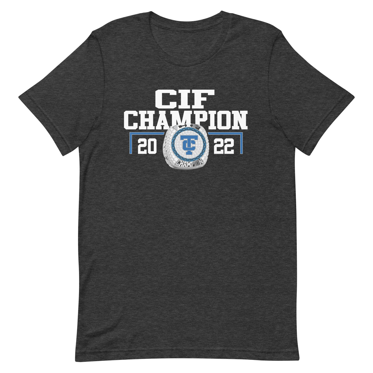 Temescal Canyon High School Wrestling 2022 CIF Championship Ring Unisex t-shirt