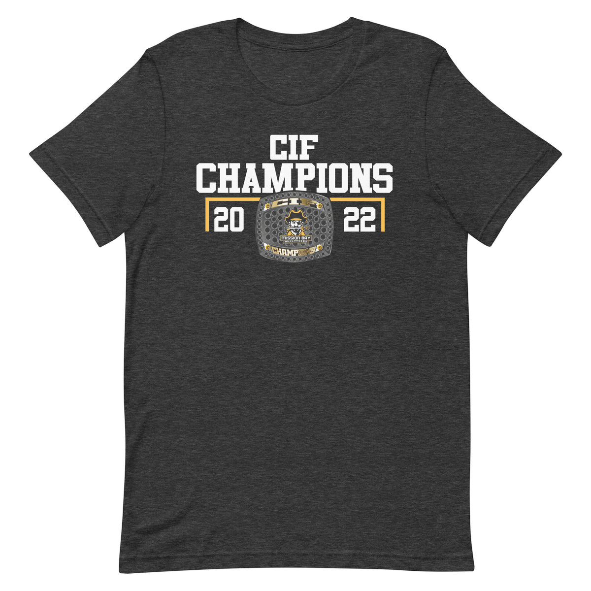 Mission Bay Track &amp; Field CIF Champions Unisex t-shirt