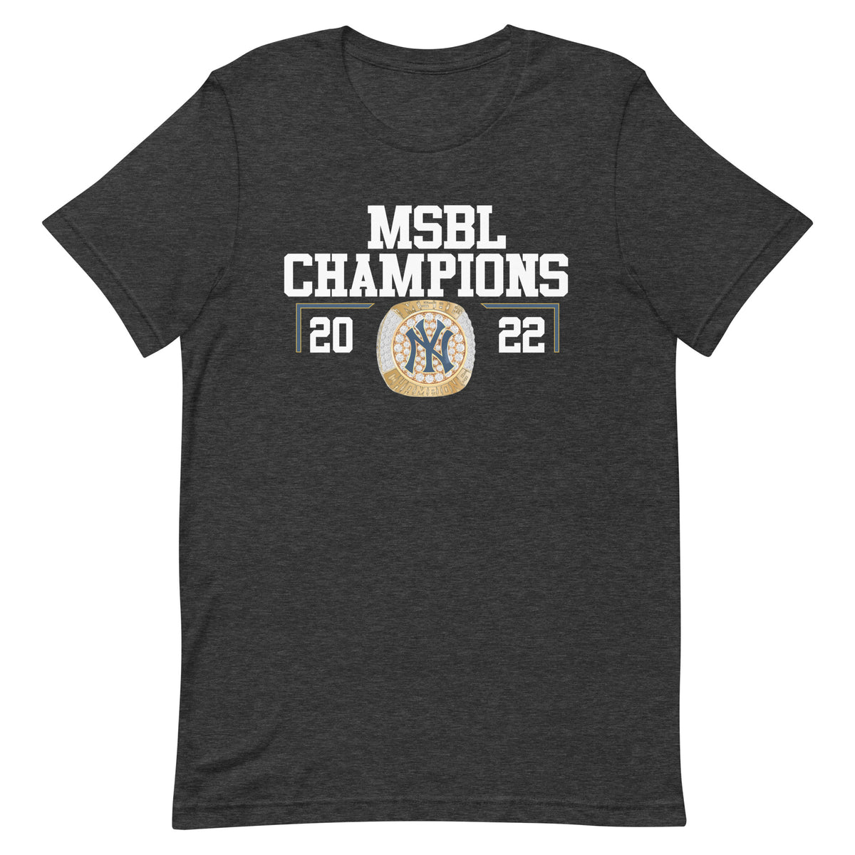 Detroit Yankees 2022 MSBL Championship Ring Unisex t-shirt