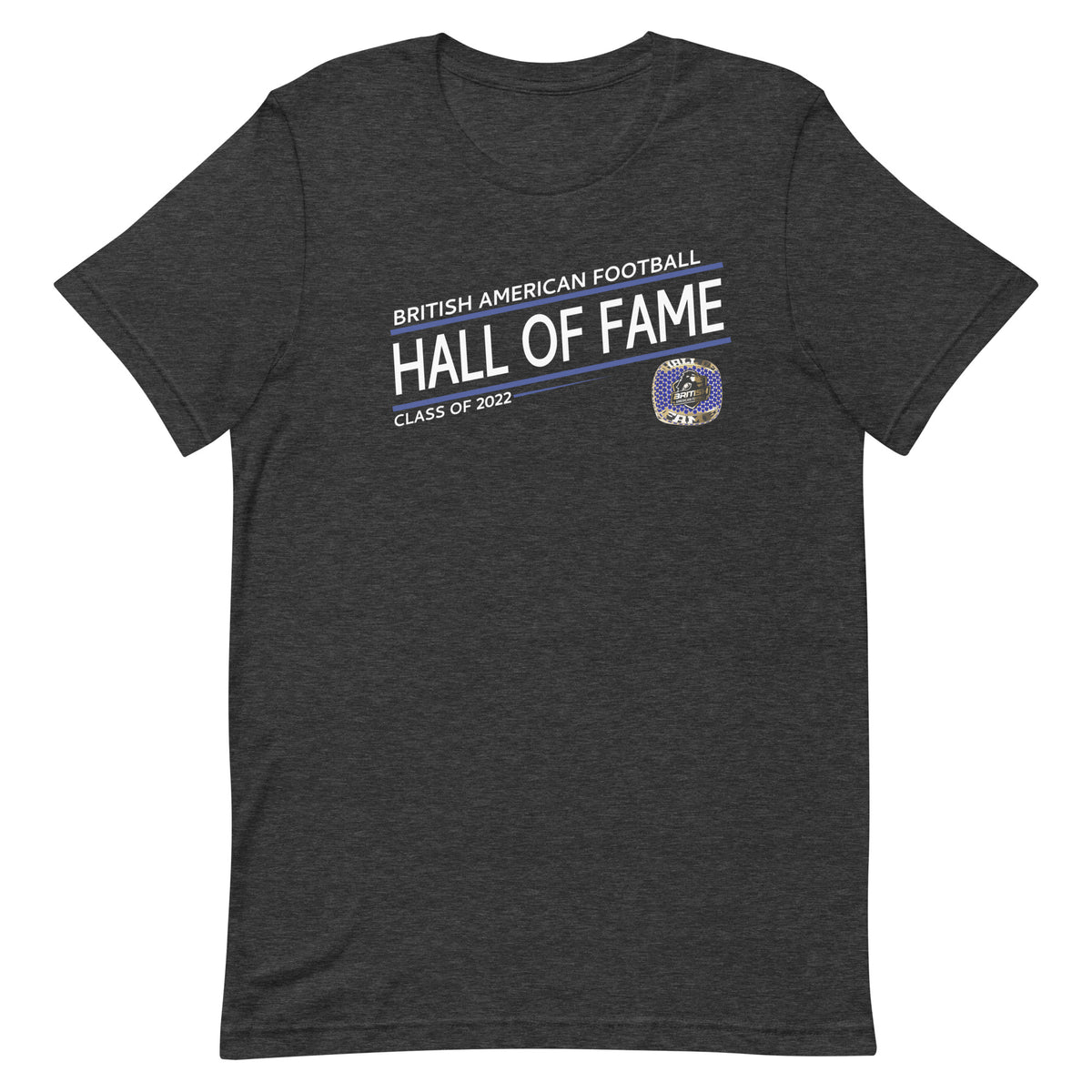 British American Football Hall of Fame Class of 2022 Championship Ring Unisex t-shirt