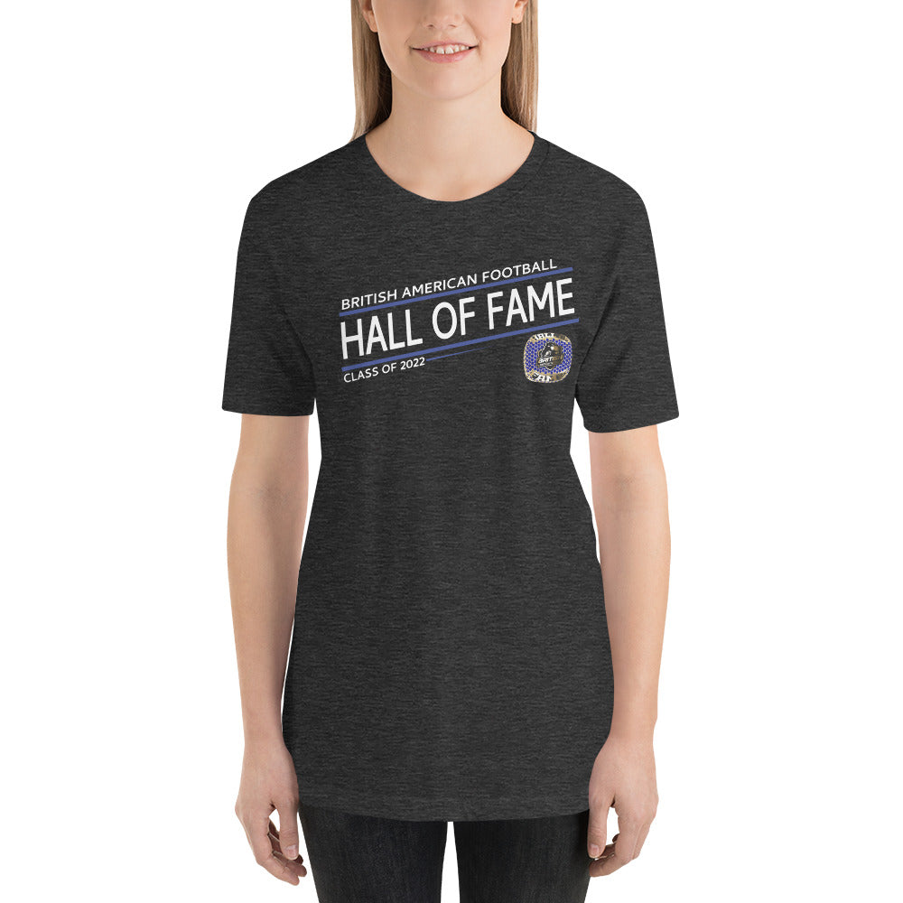 British American Football Hall of Fame Class of 2022 Championship Ring Unisex t-shirt