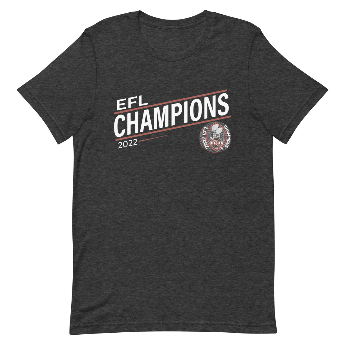 Watertown Red &amp; Black 2022 EFL Championship Ring Unisex t-shirt