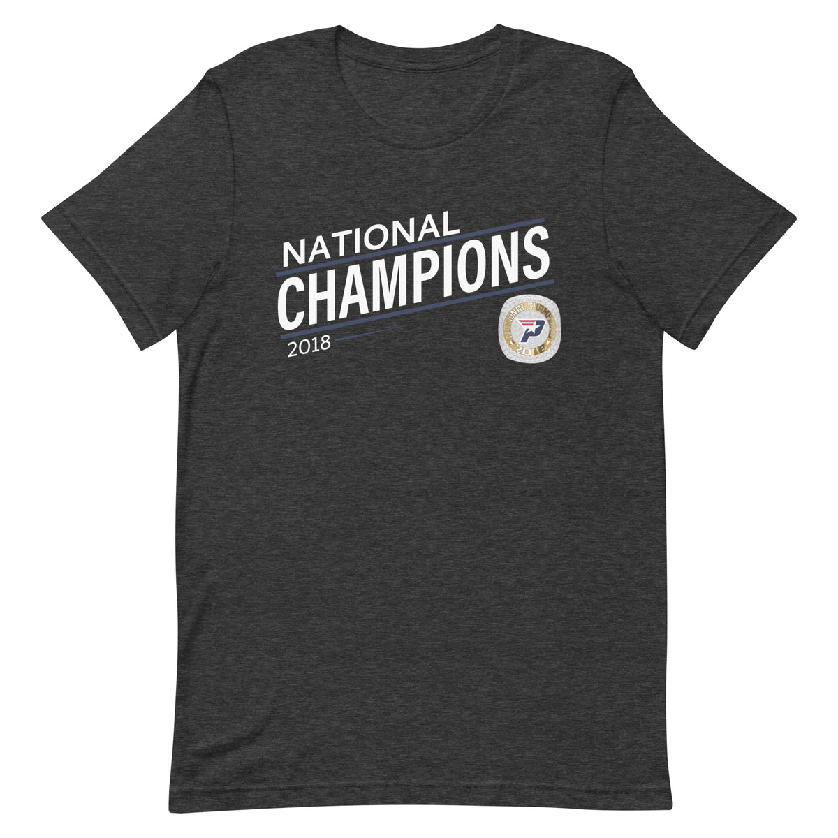 South Bay Patriots Blue Line 2018 National Championship Ring Unisex t-shirt