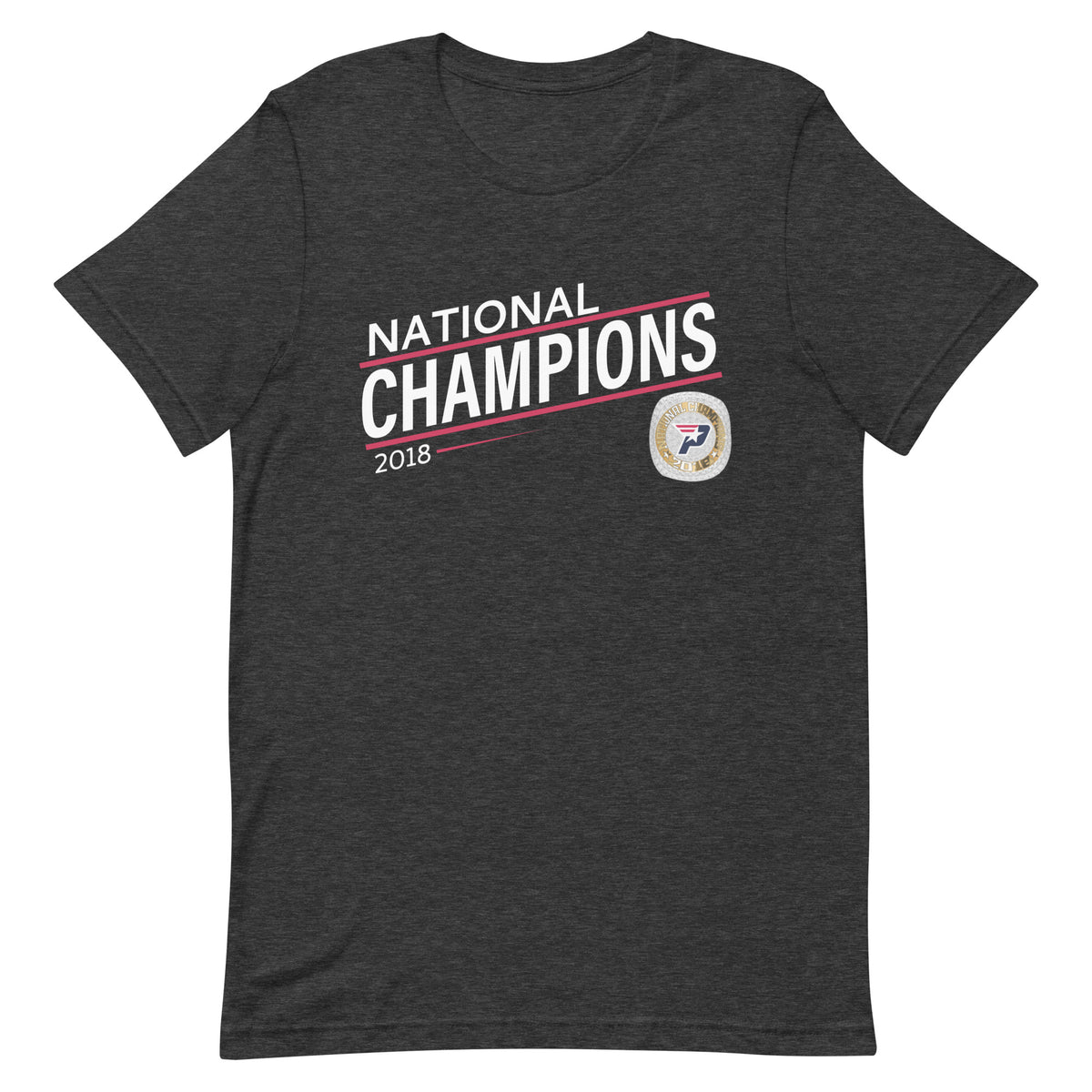 South Bay Patriots Red Line 2018 National Championship Ring Unisex t-shirt