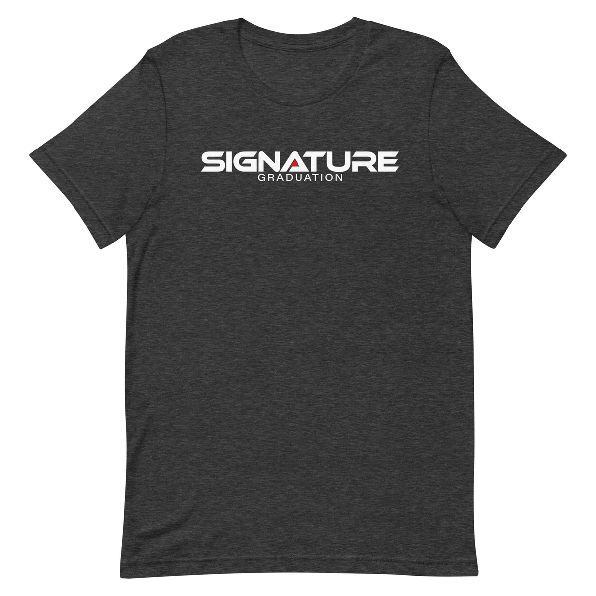 Signature Grad White Script t-shirt
