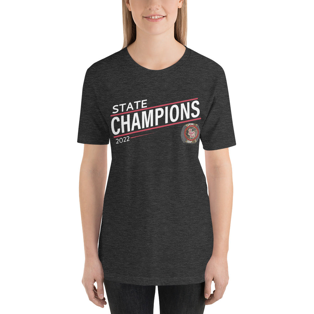 Lincoln Christian High School 2022 State Championship Ring Unisex t-shirt