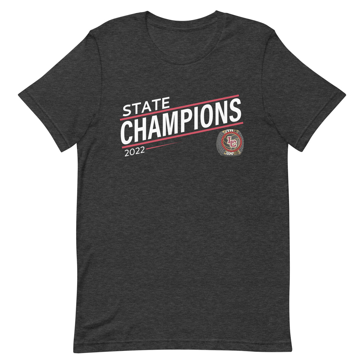 Lincoln Christian High School 2022 State Championship Ring Unisex t-shirt