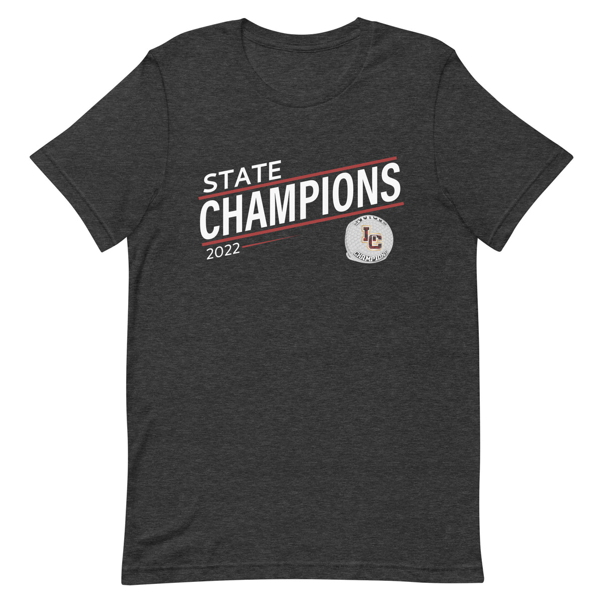 Lincoln Christian Coed Cross Country 2022 State Championship Ring Unisex t-shirt