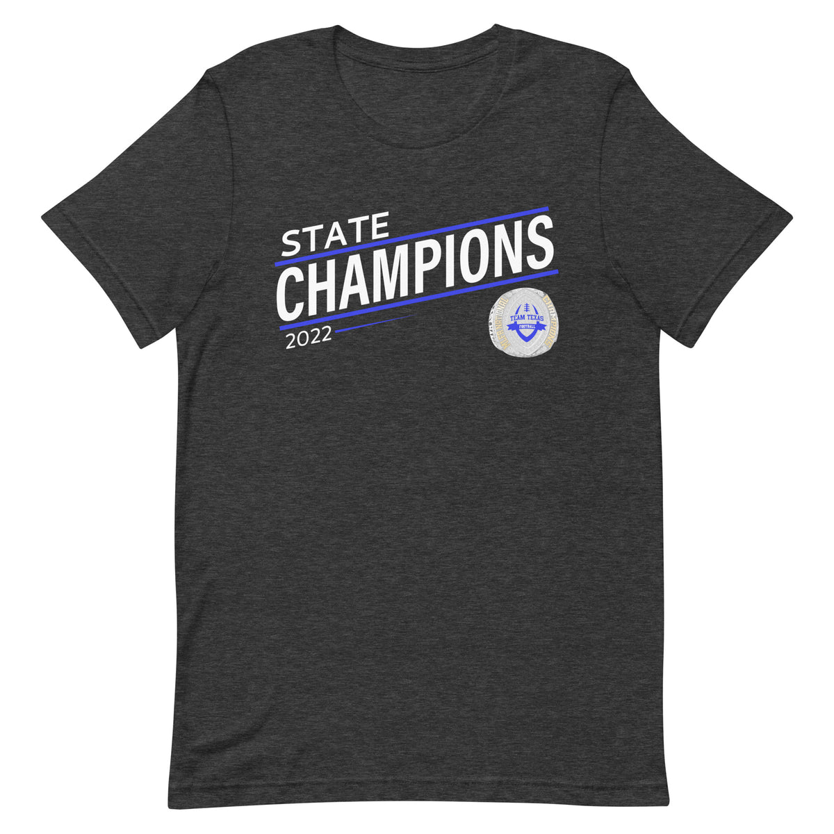 Texas United Football Association 2022 MLFA Championship Ring Unisex t-shirt