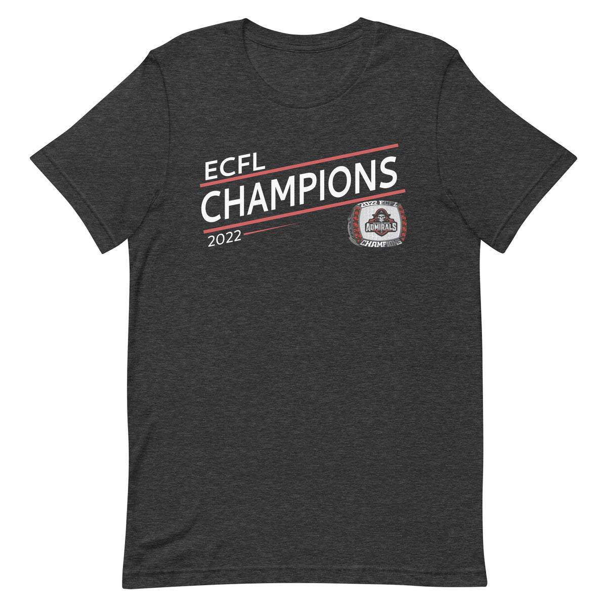 Southern New England Admirals ECFL Champions Unisex t-shirt