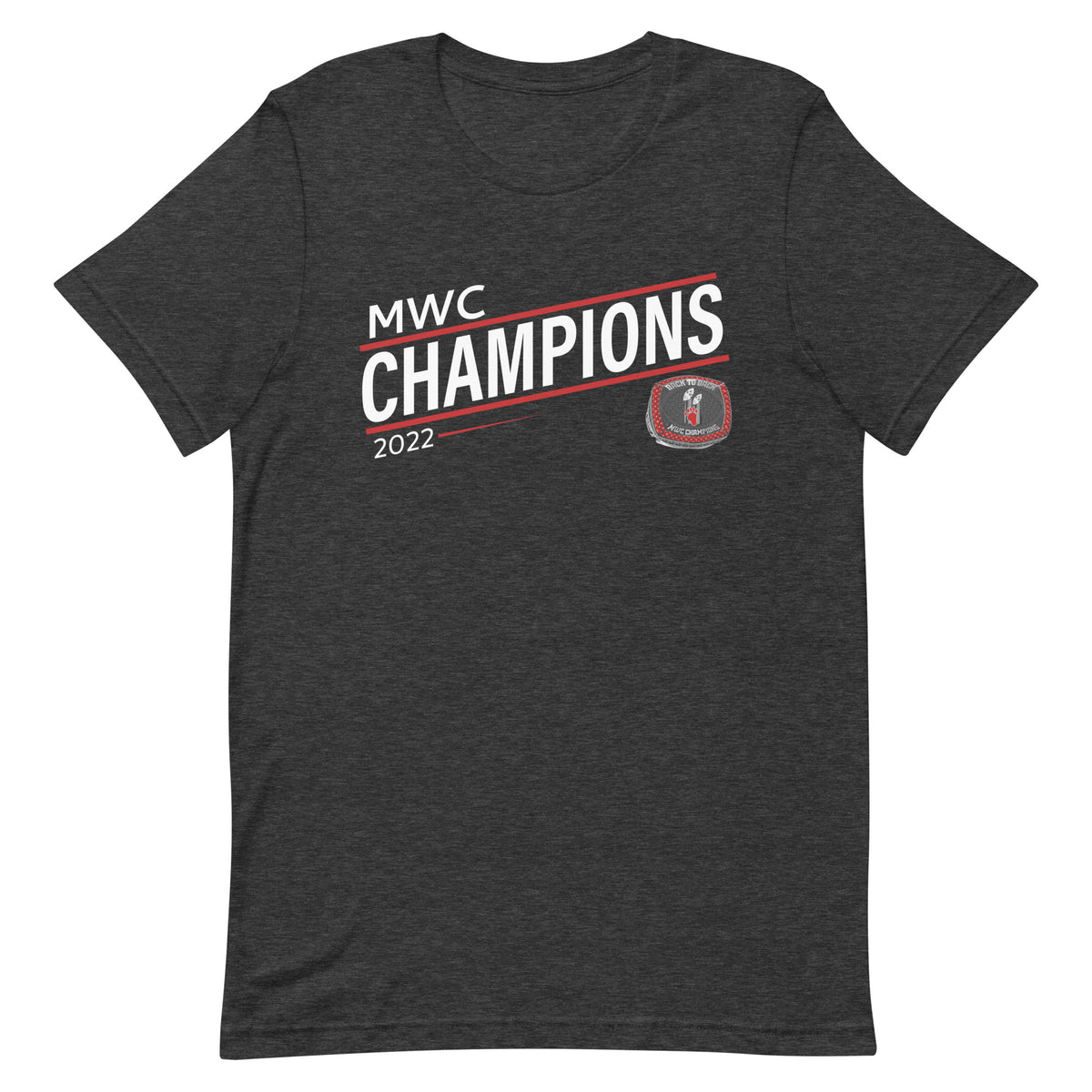 Lake Forest College 2022 MWC Championship Ring Unisex t-shirt