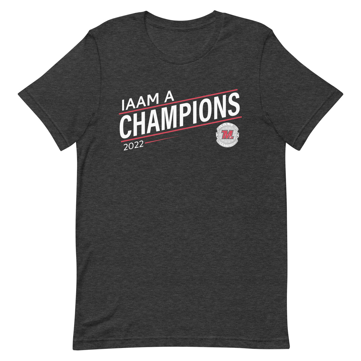 Mercy High School 2022 IAAM A Championship Ring Unisex t-shirt