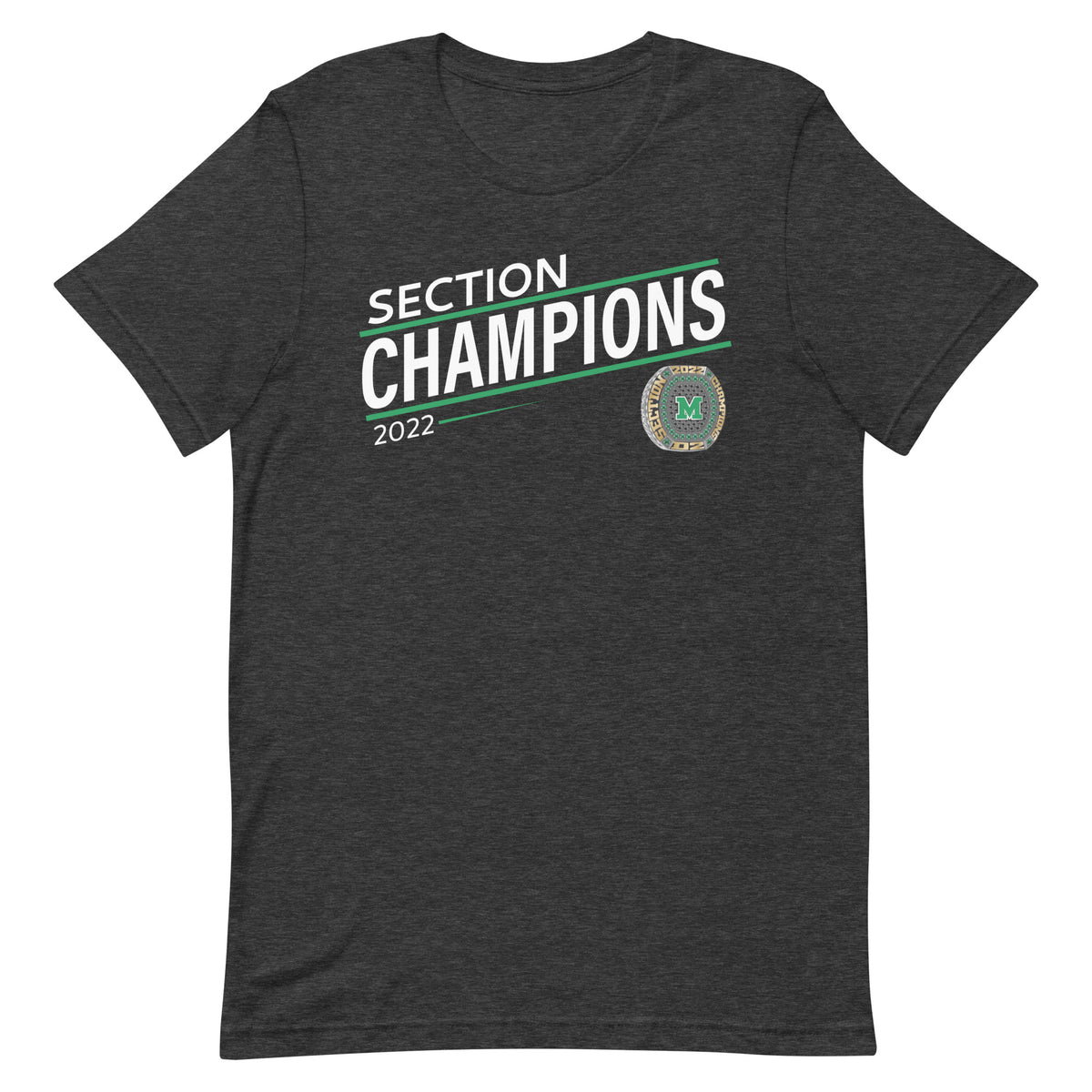 Manteca High School Football 2022 State Championship Ring Unisex t-shirt