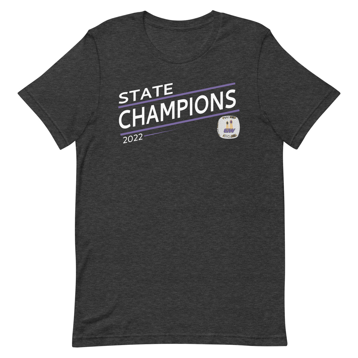 Gateway Christian High School Football 2022 State Championship Ring Unisex t-shirt