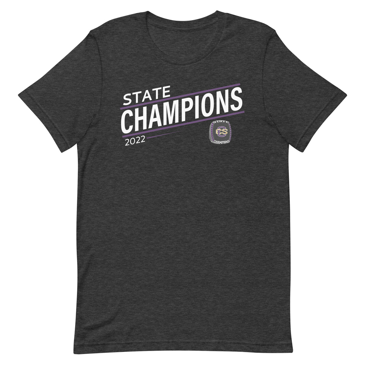 Community Christian High School Cheer 2022 State Championship Ring Unisex t-shirt