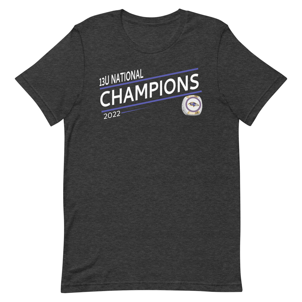 Columbia Ravens Football 2022 State Championship Ring Unisex t-shirt