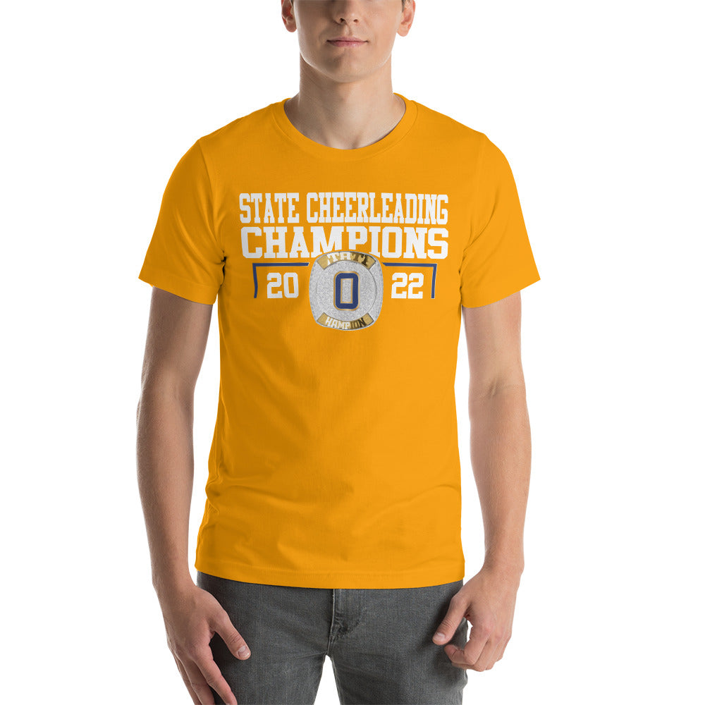 Olentangy High School 2022 Cheer State Championship Ring Unisex t-shirt