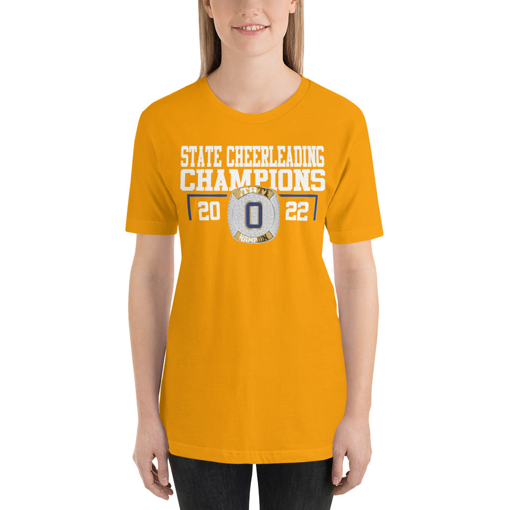 Olentangy High School 2022 Cheer State Championship Ring Unisex t-shirt