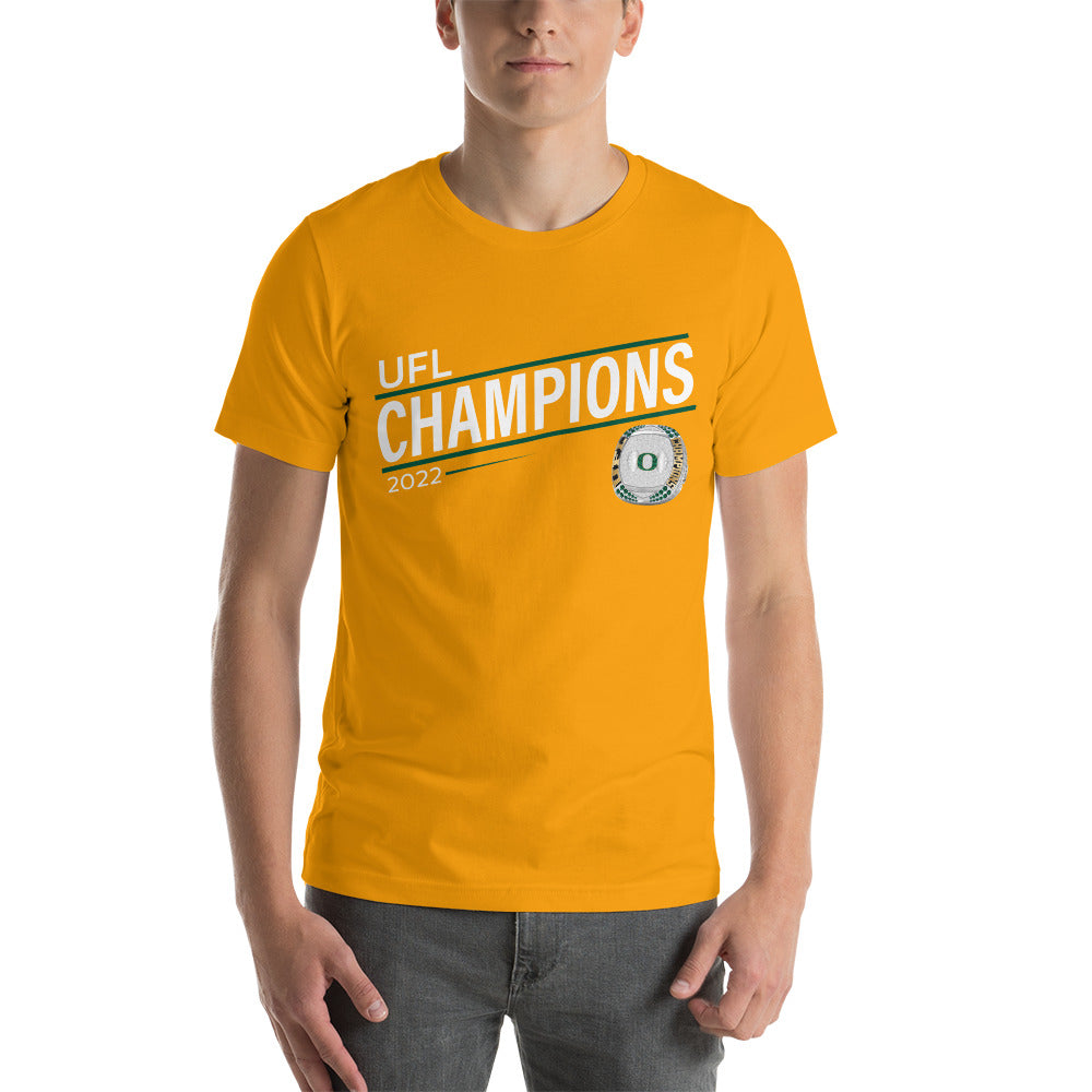 Motorcity Outlaws 2022 UFL Championship Ring Unisex t-shirt