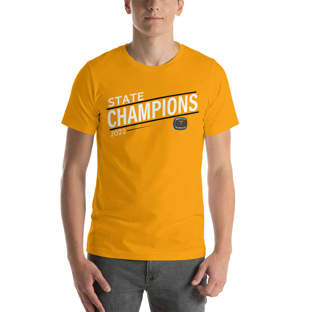 Thompson Valley High School  2022 State Championship Ring Unisex t-shirt