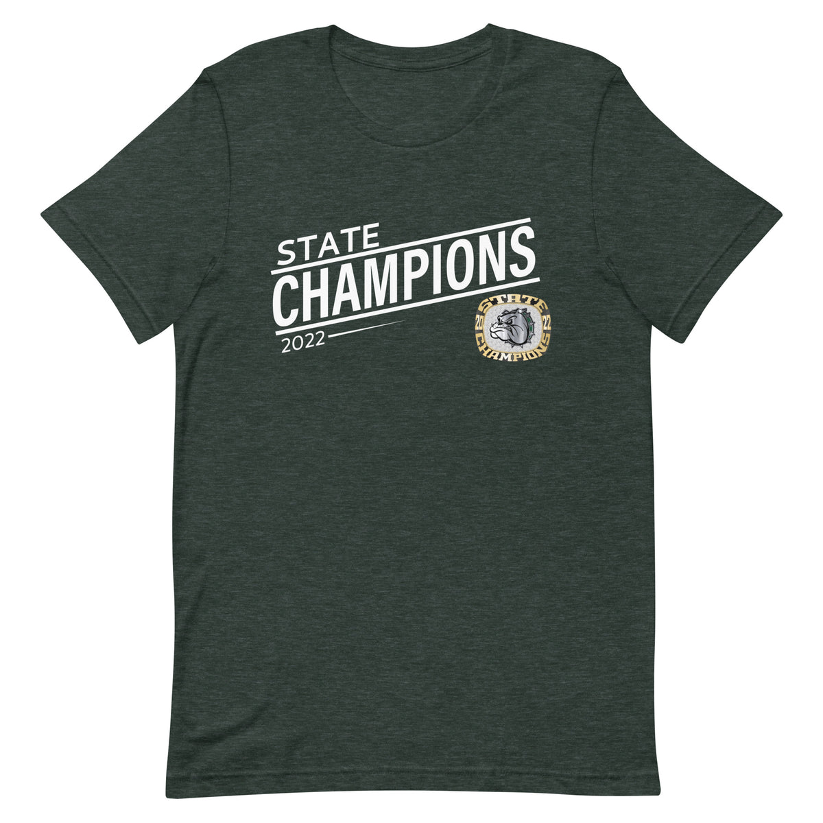 Melbourne High School Gold 2022 State Championship Ring Unisex t-shirt