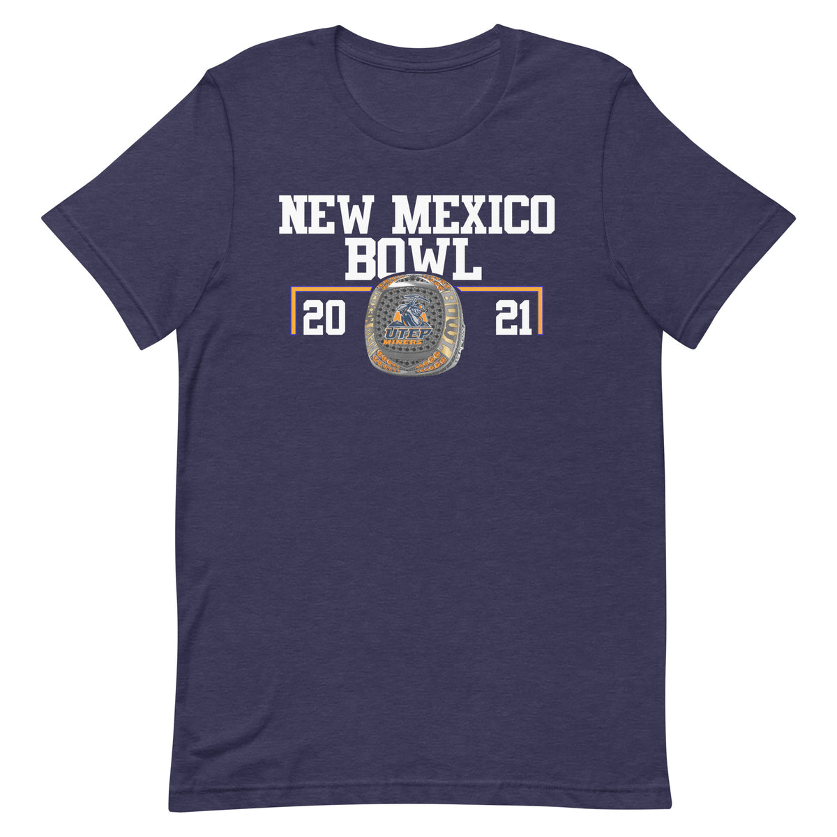 University of Texas at El Paso Football 2021 New Mexico Bowl Championship Ring Unisex t-shirt
