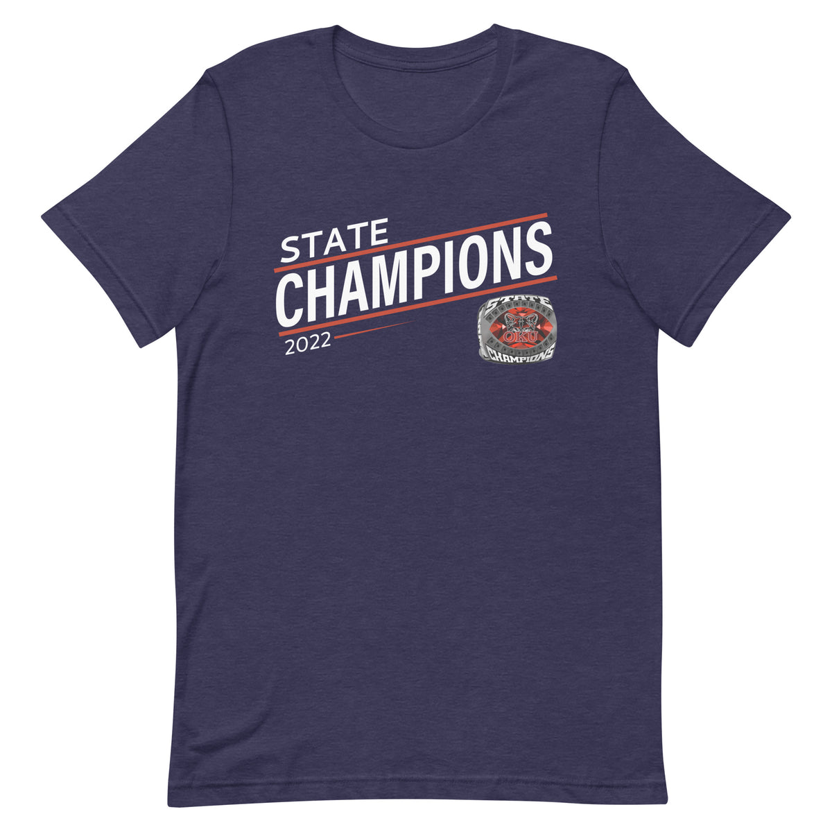 Oklahoma Union High School 2022 State Championship Ring  Unisex t-shirt