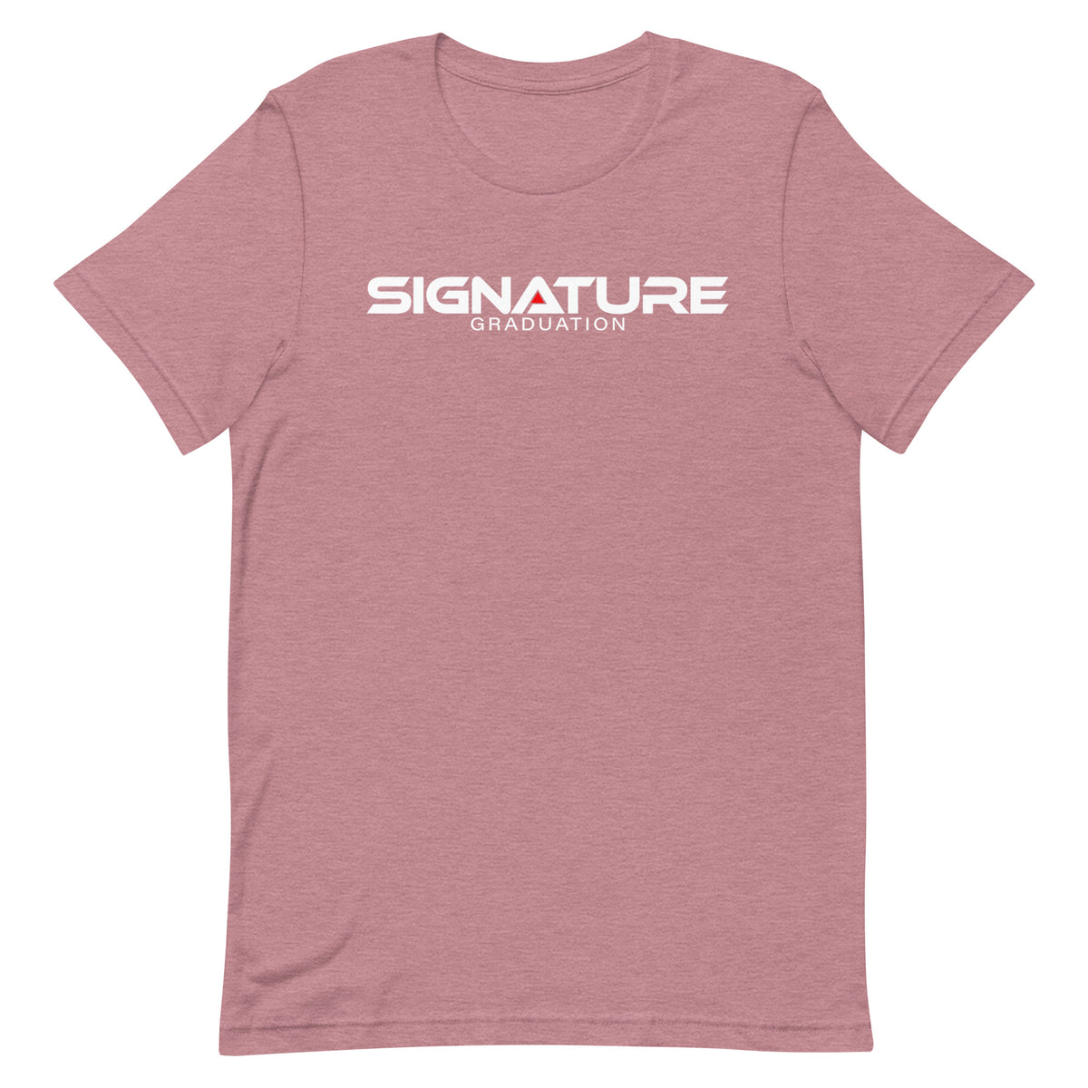 Signature Grad White Script t-shirt