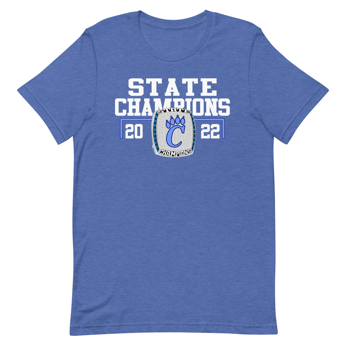 Chesapeake High School 2022 State Championship Style Ring Unisex t-shirt