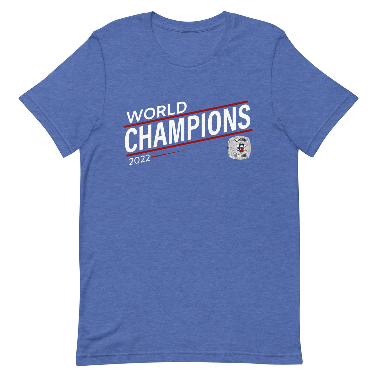 Police Softball Red Line 2022 World Championship Ring Unisex t-shirt