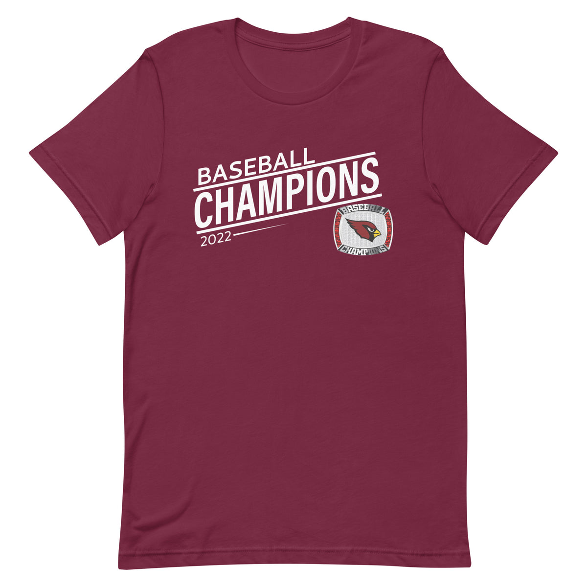 Fairmont Senior High School 2022 Baseball Championship Ring Unisex t-shirt