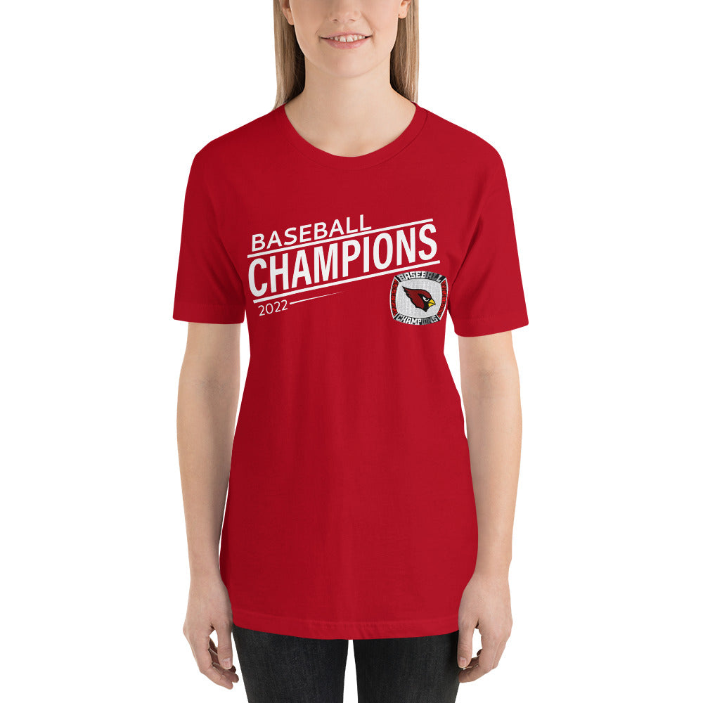 Fairmont Senior High School 2022 Baseball Championship Ring Unisex t-shirt